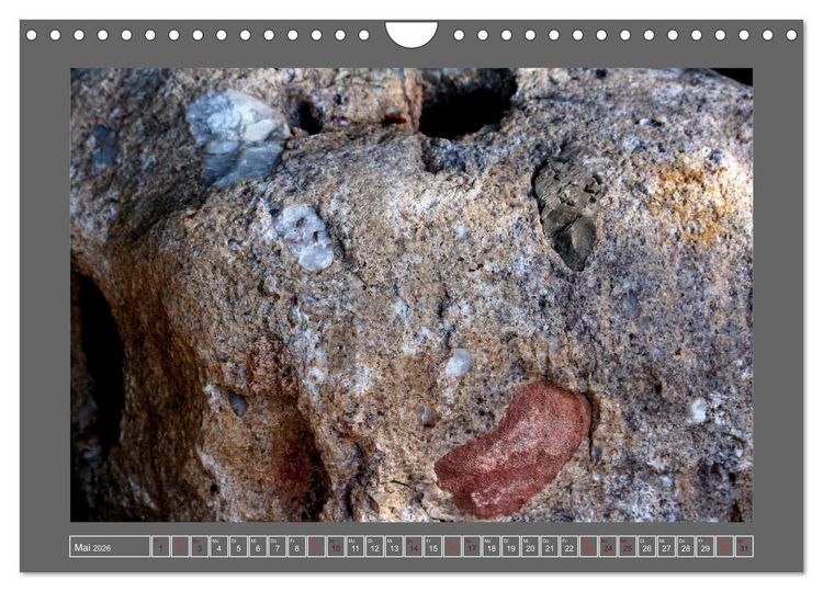 Produktbild: Gesteine und mineralische Bildungen (Wandkalender 2026 DIN A4 quer), CALVENDO Monatskalender