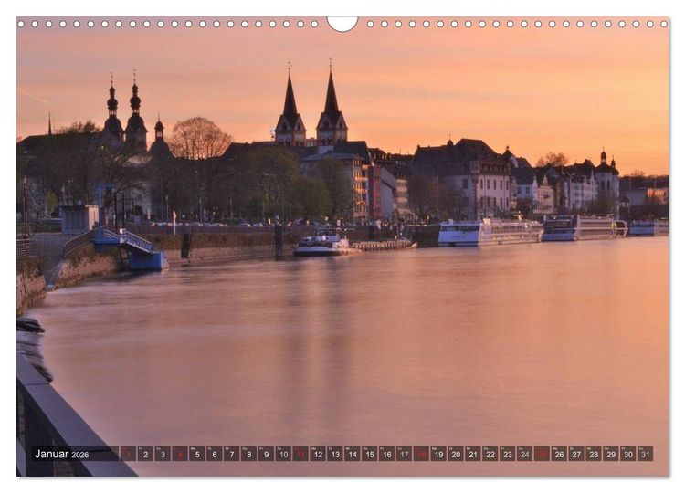 Produktbild: Koblenz Die Stadt am Deutschen Eck (Wandkalender 2026 DIN A3 quer), CALVENDO Monatskalender