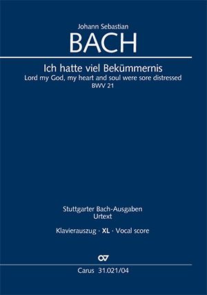Produktbild: Ich hatte viel Bek&uuml;mmernis (Klavierauszug XL)