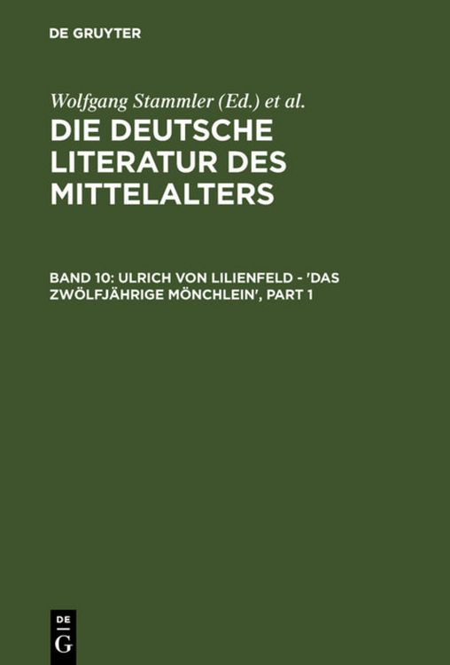 Produktbild: Ulrich von Lilienfeld - 'Das zw&ouml;lfj&auml;hrige M&ouml;nchlein'