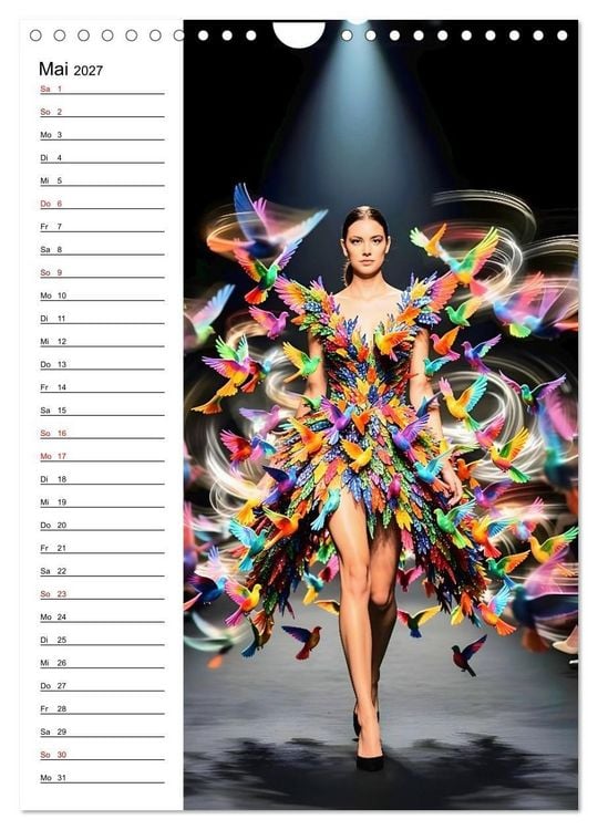 Produktbild: Impossible Couture - Futuristische Mode jenseits von Schwerkraft und Realit&auml;t (Wandkalender 2027 DIN A4 hoch), CALVENDO Monatskalender