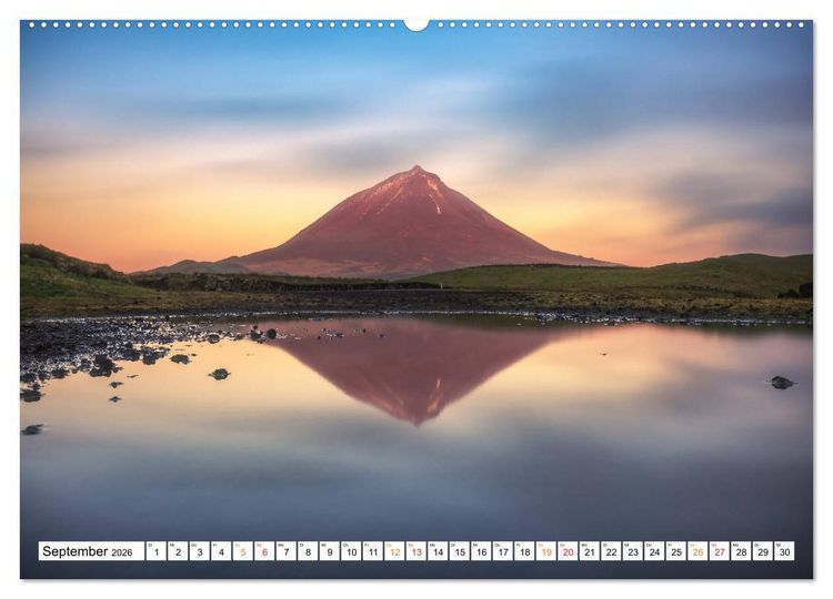 Produktbild: Azoren &ndash; Paradies im Atlantik (hochwertiger Premium Wandkalender 2026 DIN A2 quer), Kunstdruck in Hochglanz