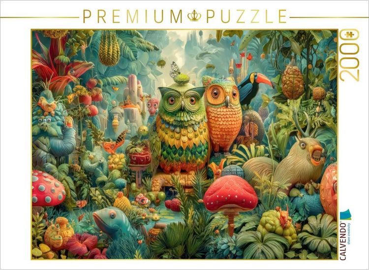 Produktbild: CALVENDO Puzzle Dschungel-Zauber | 2000 Teile Lege-Gr&ouml;&szlig;e 90x67cm Foto-Puzzle f&uuml;r gl&uuml;ckliche Stunden