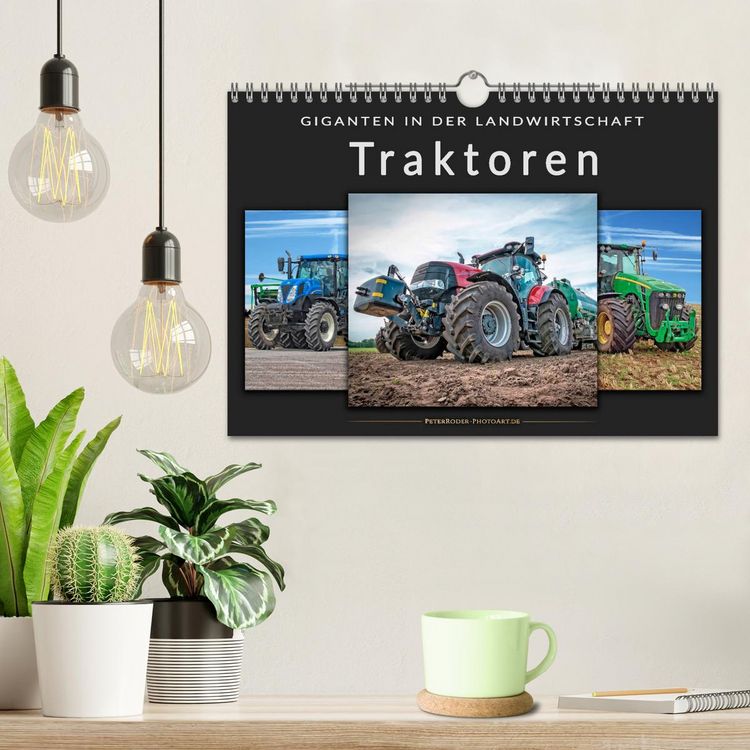 Produktbild: Traktoren - Giganten in der Landwirtschaft (Wandkalender 2026 DIN A4 quer), CALVENDO Monatskalender
