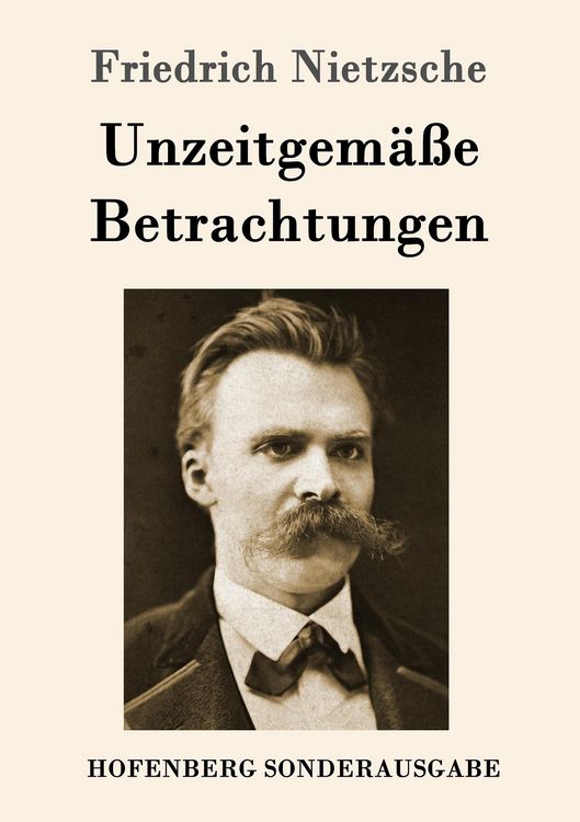Produktbild: Unzeitgem&auml;&szlig;e Betrachtungen