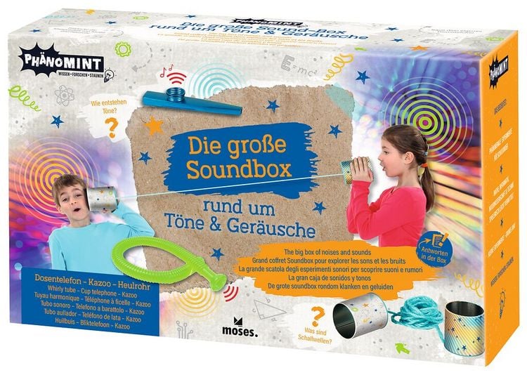 Produktbild: Ph&auml;noMINT Die gro&szlig;e Sound-Box rund um T&ouml;ne und Ger&auml;usche
