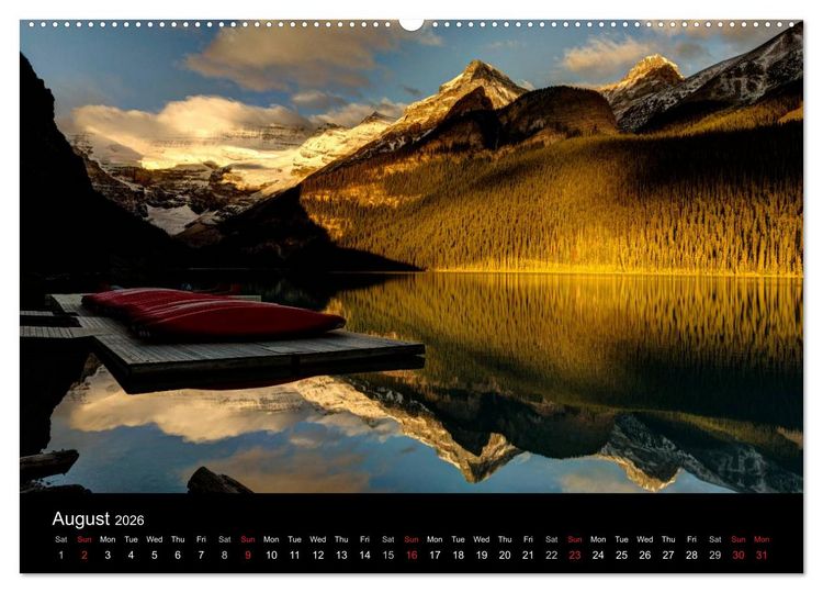 Produktbild: Western Canada (High Quality Premium Wall Calendar 2026 DIN A2 landscape),CALVENDO 12 Month Wall Calendar