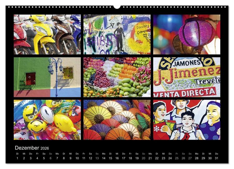 Produktbild: Colours (Wandkalender 2026 DIN A2 quer), CALVENDO Monatskalender