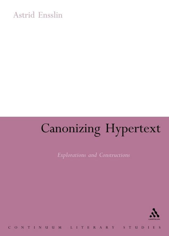 Produktbild: Canonizing Hypertext