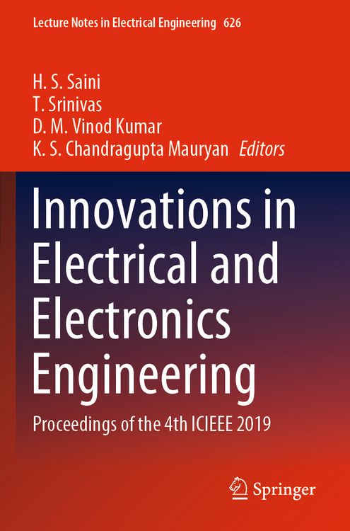 Produktbild: Innovations in Electrical and Electronics Engineering