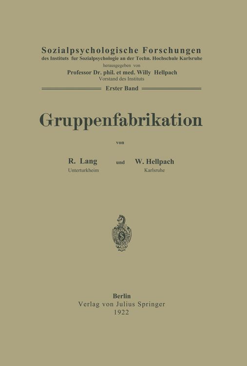 Produktbild: Gruppenfabrikation