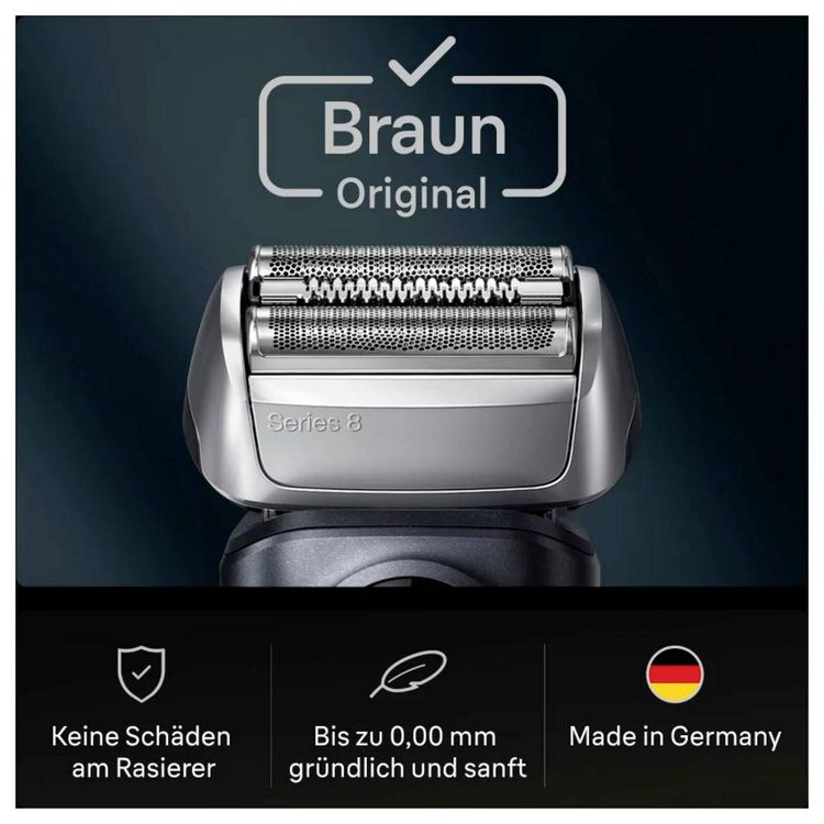 Produktbild: Braun Scherkopf Schwarz, Edelstahl 1St.