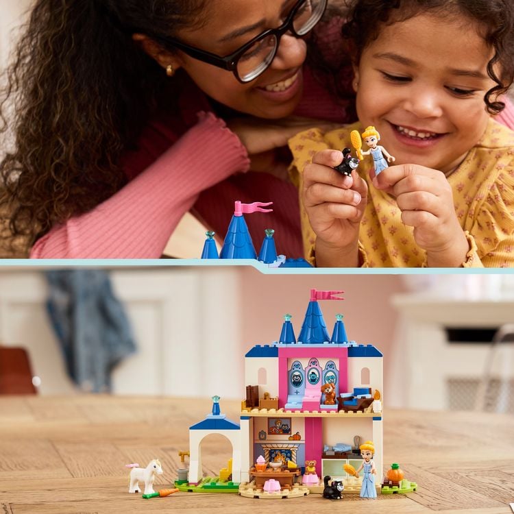Produktbild: LEGO ǀ Disney Princess 43283 Cinderellas Tierpalast, Bauspielzeug f&uuml;r Kinder ab 4 Jahren