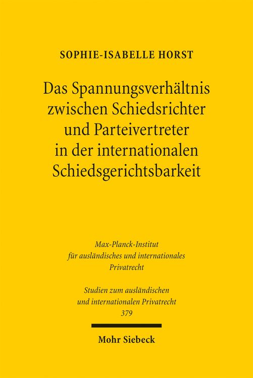 Produktbild: Das Spannungsverh&auml;ltnis zwischen Schiedsrichter und Parteivertreter in der internationalen Schiedsgerichtsbarkeit