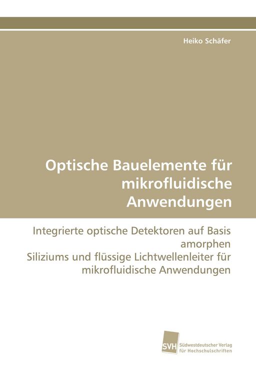 Produktbild: Optische Bauelemente f&uuml;r mikrofluidische Anwendungen