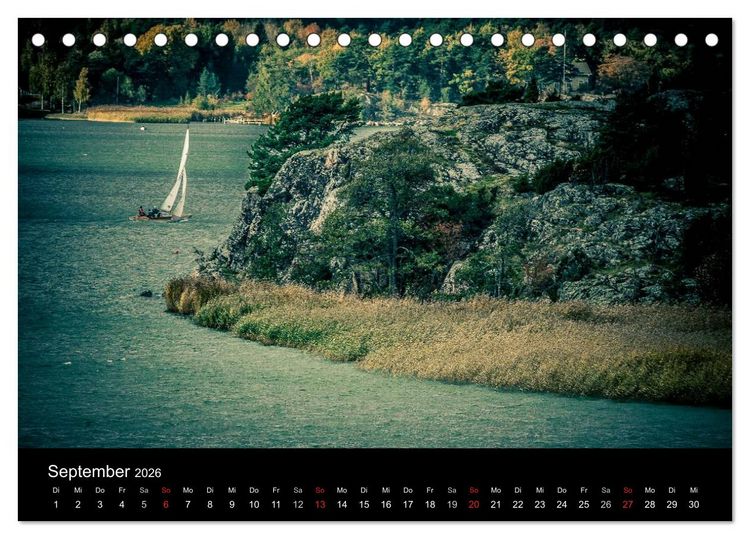Produktbild: Finnland Sch&auml;renmeer (Tischkalender 2026 DIN A5 quer), CALVENDO Monatskalender