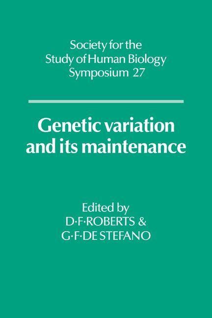 Produktbild: Genetic Variation and Its Maintenance