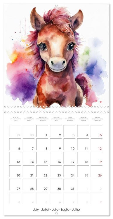 Produktbild: Renard Rexi et ses amis - mon premier agenda (Calendrier mural carr&eacute; 2026 30x30 cm) Calendrier double avec une page pour vos prises de notes