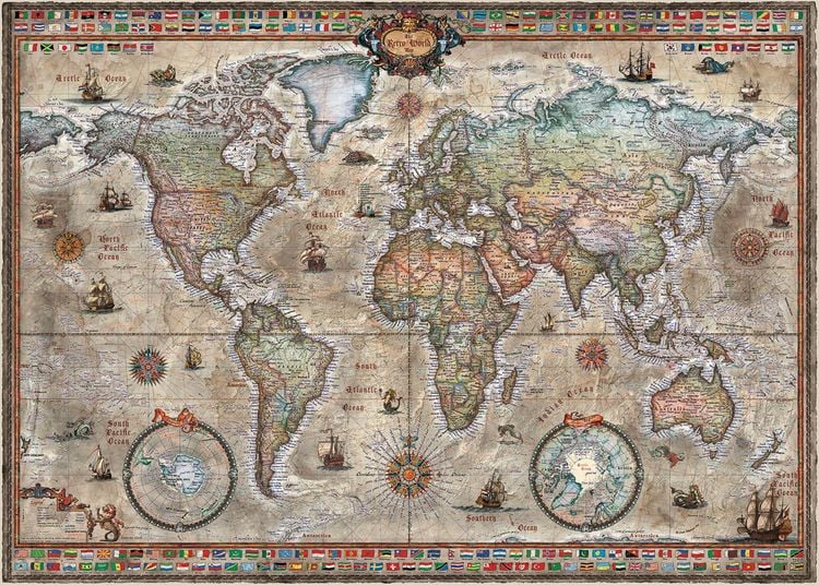 Produktbild: Retro World Puzzle