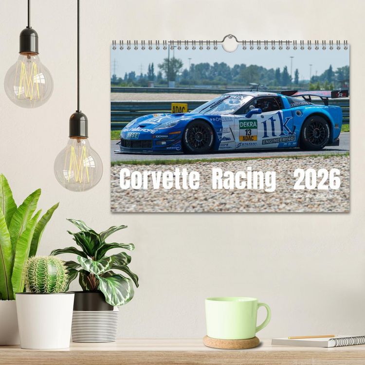 Produktbild: Corvette Racing 2026 (Wandkalender 2026 DIN A4 quer), CALVENDO Monatskalender