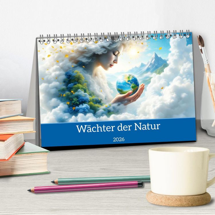 Produktbild: W&auml;chter der Natur (Tischkalender 2026 DIN A5 quer), CALVENDO Monatskalender