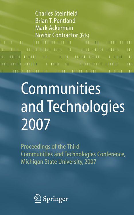 Produktbild: Communities and Technologies 2007