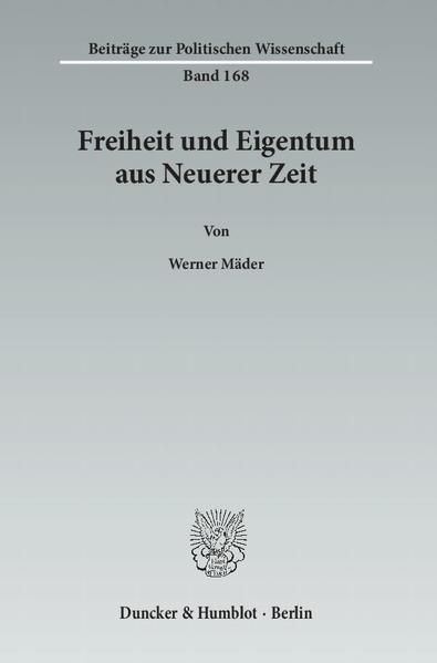 Produktbild: Freiheit und Eigentum aus Neuerer Zeit.