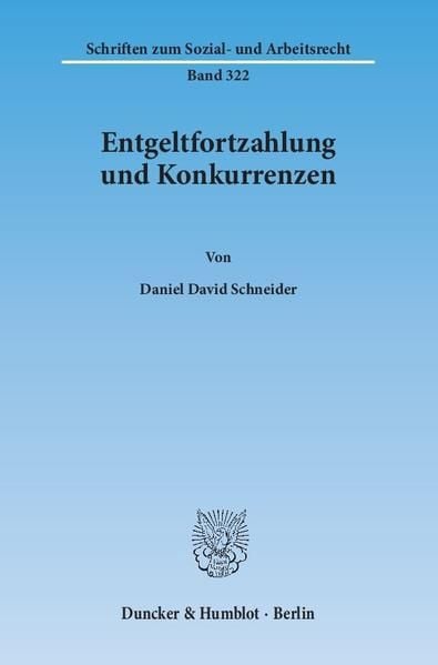 Produktbild: Entgeltfortzahlung und Konkurrenzen.