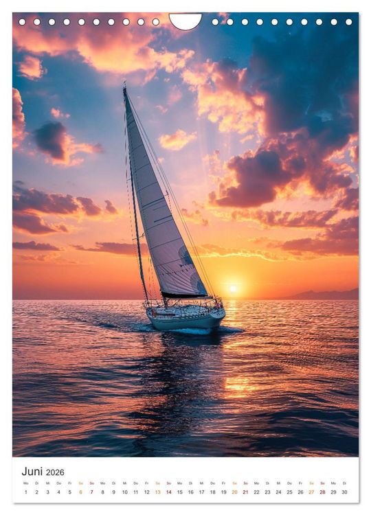 Produktbild: Wind und Wellen (Wandkalender 2026 DIN A4 hoch), CALVENDO Monatskalender