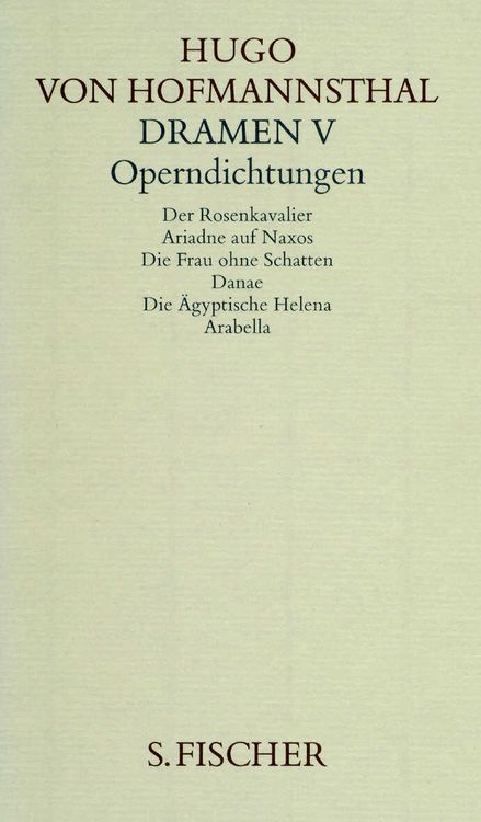 Produktbild: Dramen V. Operndichtungen