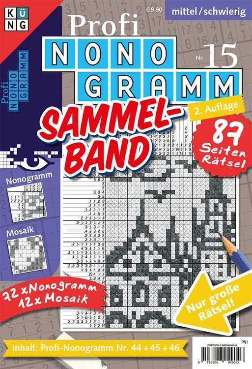 Produktbild: Profi-Nonogramm 3er-Band Nr. 15