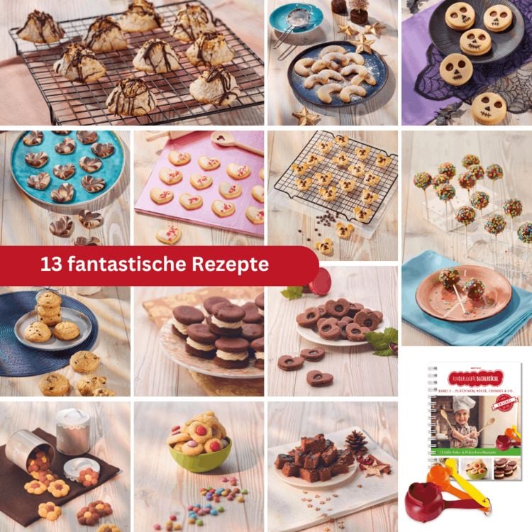 Produktbild: Kinderleichte Becherk&uuml;che - Pl&auml;tzchen, Kekse, Cookies & Co. (Band 3)