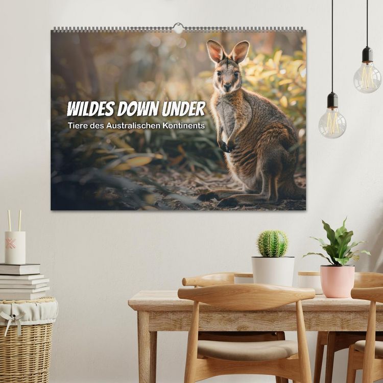 Produktbild: Wildes Down Under: Tiere des Australischen Kontinents (Wandkalender 2026 DIN A2 quer), CALVENDO Monatskalender