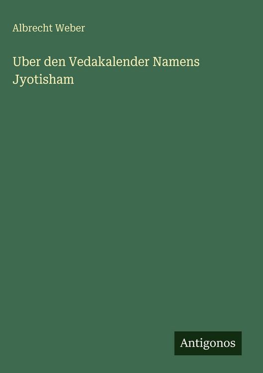 Produktbild: Uber den Vedakalender Namens Jyotisham
