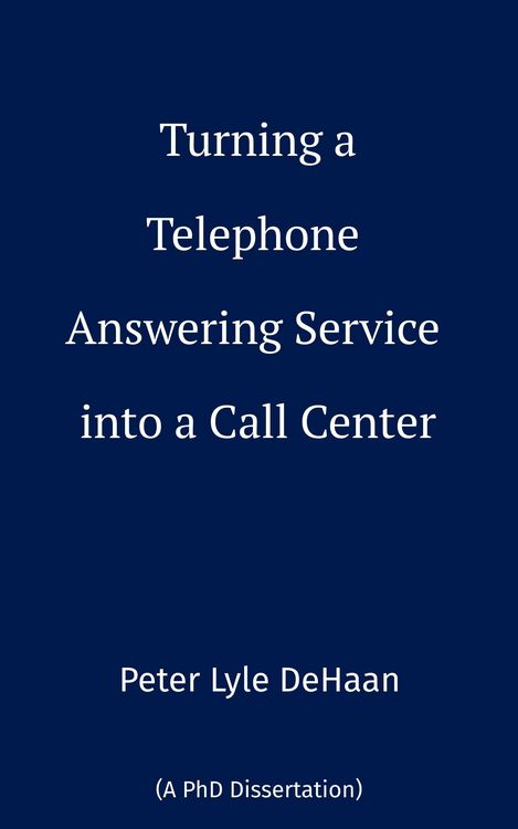 Produktbild: Turning a Telephone Answering Service into a Call Center
