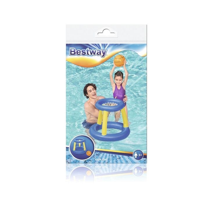 Produktbild: Bestway&reg; Schwimmendes Basketball-Set Splash 'N' Hoop # 59 x 49 cm