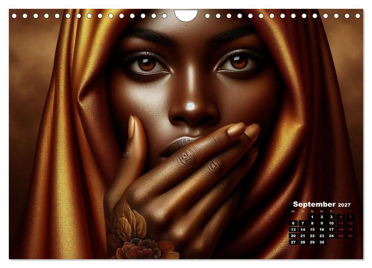 Produktbild: Eleganz, Farbe und Anmut (Wandkalender 2027 DIN A4 quer), CALVENDO Monatskalender