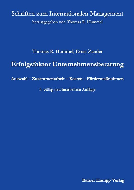Produktbild: Erfolgsfaktor Unternehmensberatung