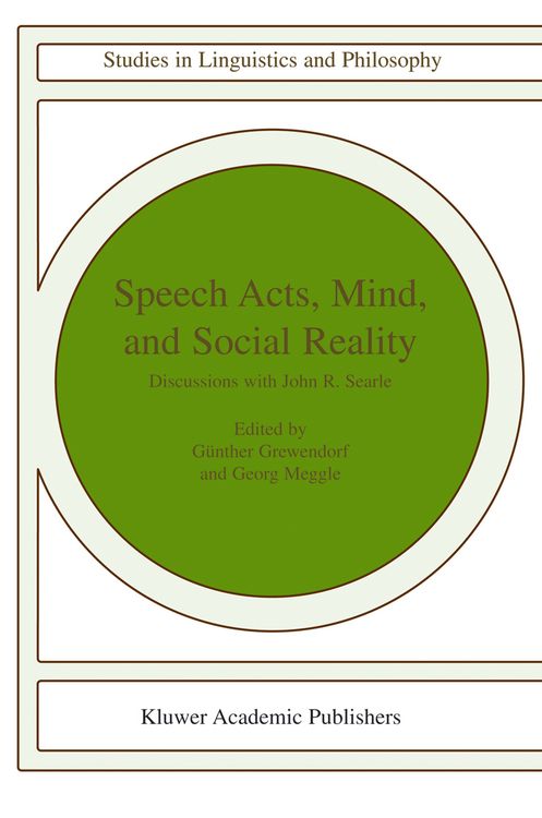 Produktbild: Speech Acts, Mind, and Social Reality