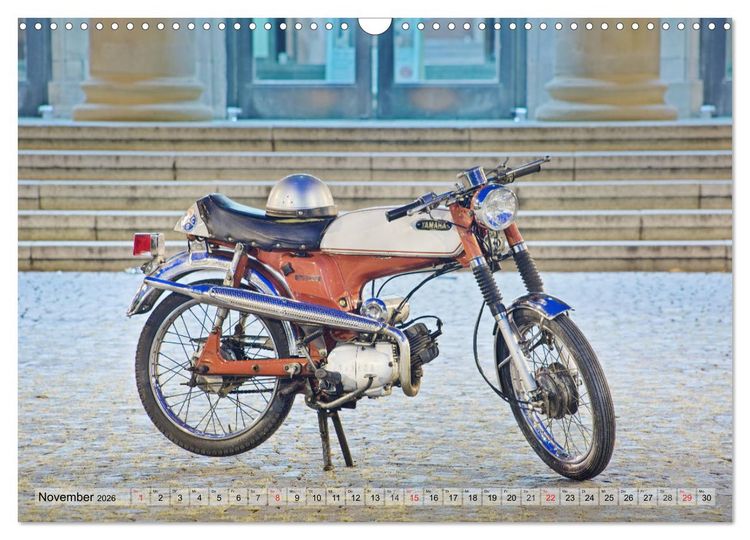 Produktbild: Oldtimer Mopeds - fotografiert von Michael Allmaier (Wandkalender 2026 DIN A3 quer), CALVENDO Monatskalender
