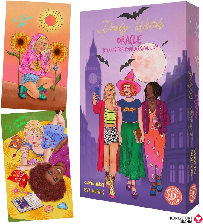 Produktbild: Daily Witch Oracle- 32 Oracle cards & 48-page booklet (English)