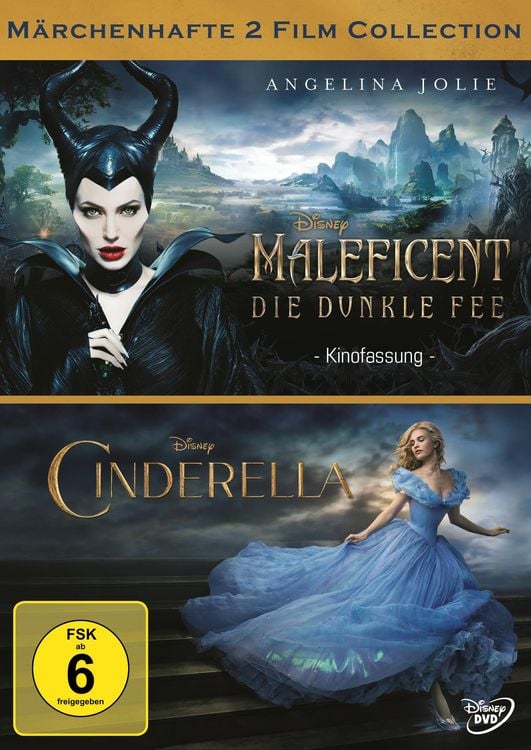 Produktbild: Maleficent - Die dunkle Fee / Cinderella [2 DVDs]