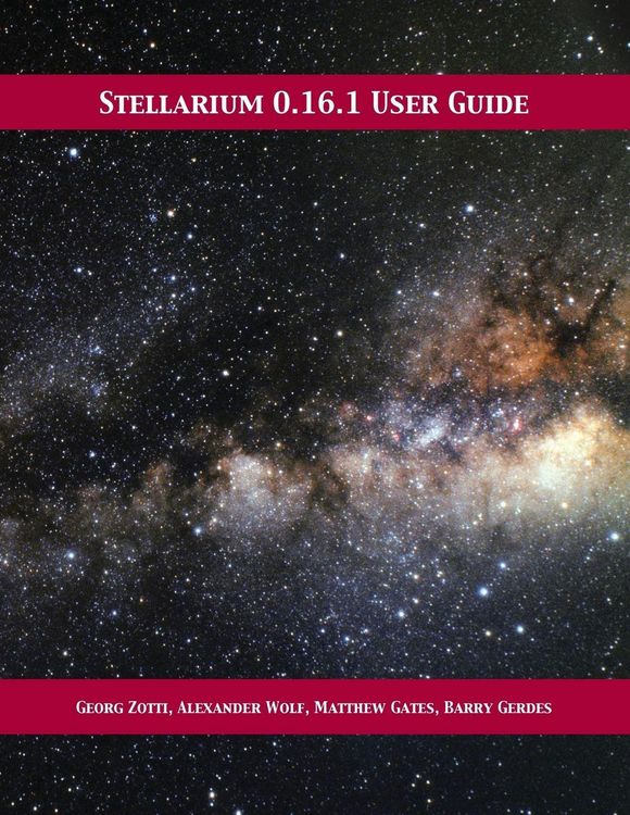 Produktbild: Stellarium 0.16.1 User Guide