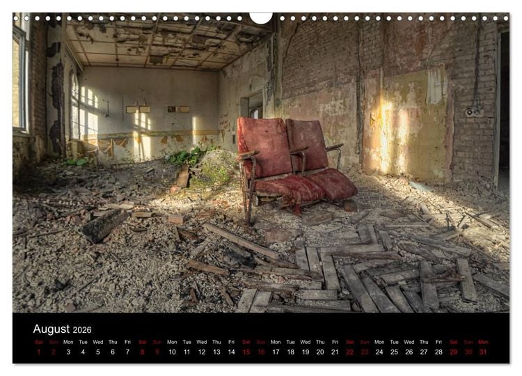 Produktbild: Abandoned Places in Germany (Wall Calendar 2026 DIN A3 landscape), CALVENDO 12 Month Wall Calendar
