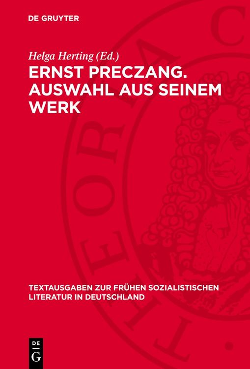 Produktbild: Ernst Preczang. Auswahl aus seinem Werk
