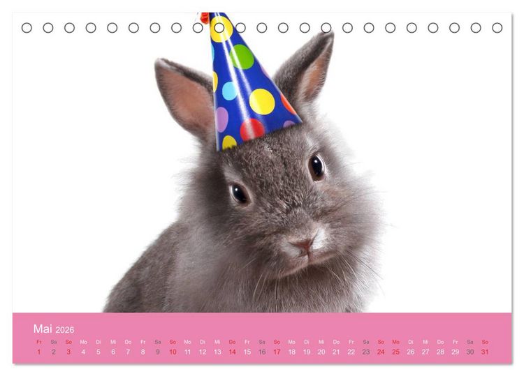 Produktbild: S&uuml;&szlig;e Tier-Babys! (Tischkalender 2026 DIN A5 quer), CALVENDO Monatskalender