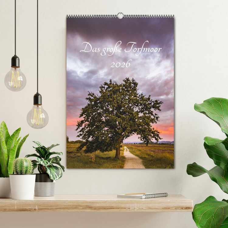 Produktbild: Das gro&szlig;e Torfmoor (Wandkalender 2026 DIN A2 hoch), CALVENDO Monatskalender