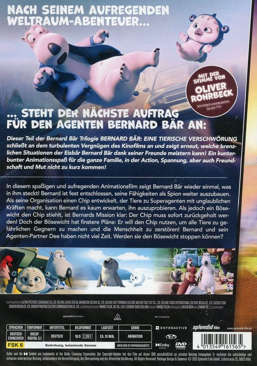 Produktbild: Bernard B&auml;r: Eine tierische Verschw&ouml;rung