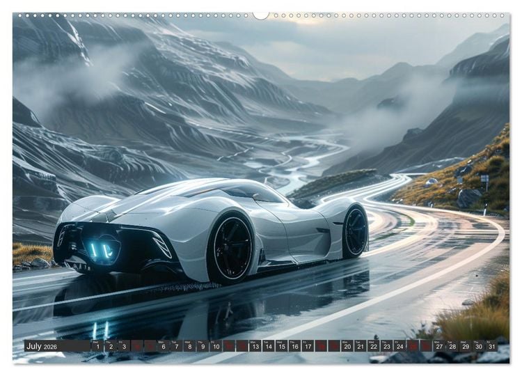 Produktbild: Fast, noble, elegant (High Quality Premium Wall Calendar 2026 DIN A2 landscape),CALVENDO 12 Month Wall Calendar
