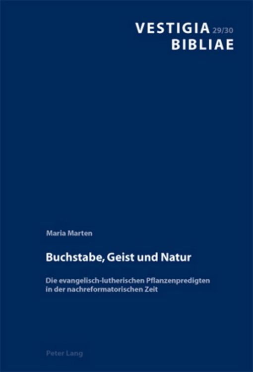 Produktbild: Buchstabe, Geist und Natur